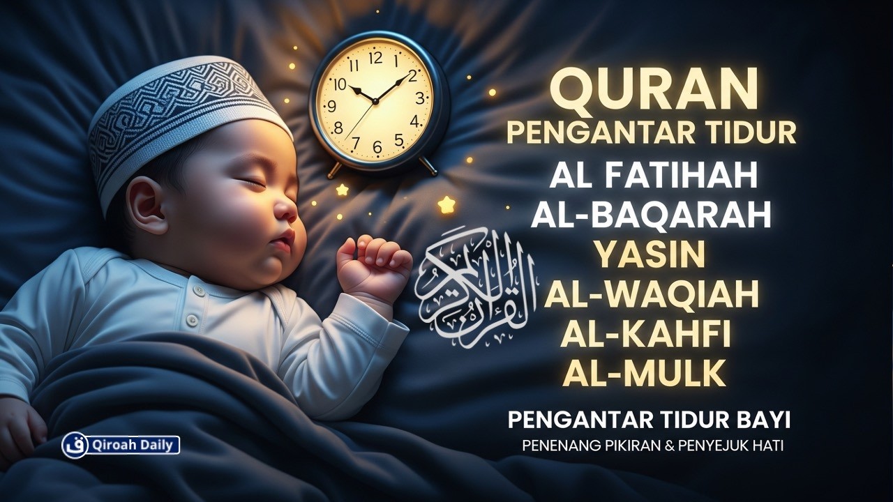 MUROTTAL PENGANTAR TIDUR | AL-FATIHAH, AL-BAQARAH, YASIN, AL-WAQIAH, AL-KAHFI, ALMULK | QIROAH DAILY