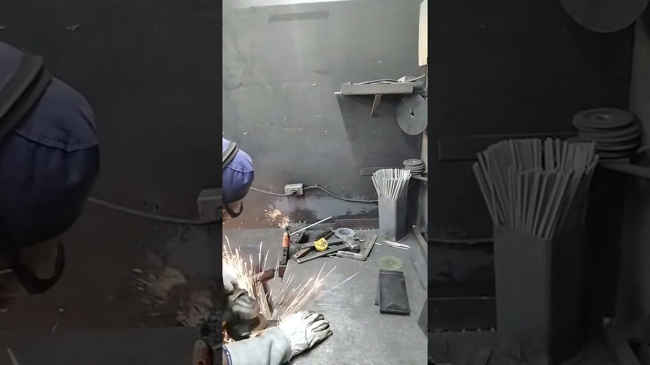 solda e montagem de forma para bloco