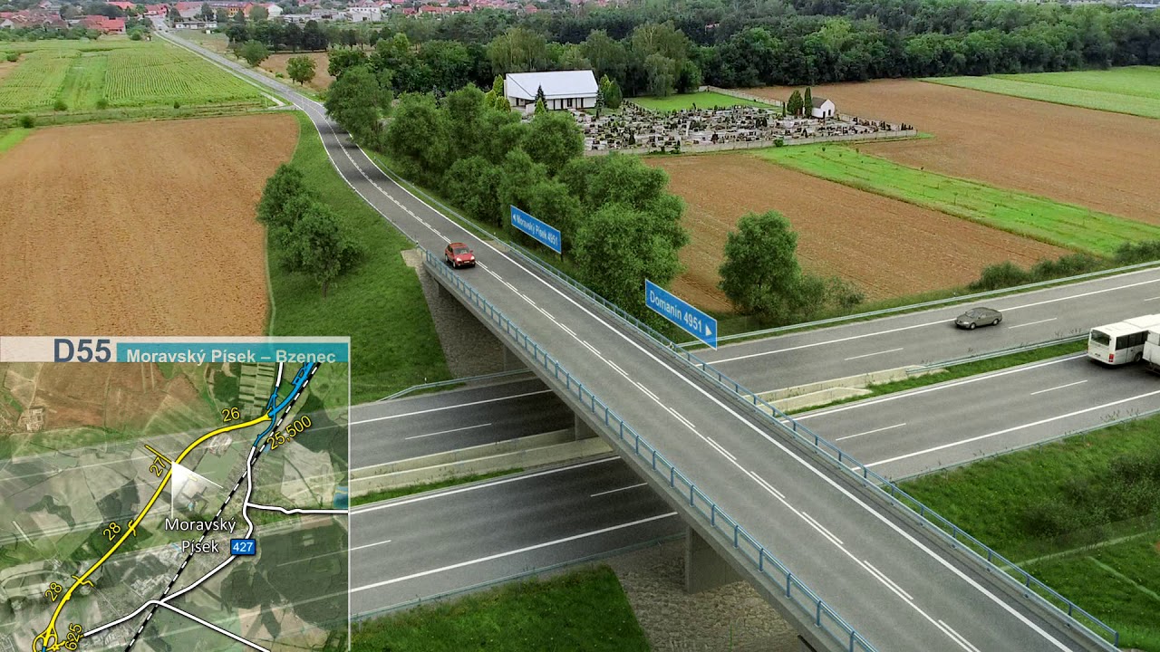 ŘSD ČR - Dálnice D55 Moravský Písek - Bzenec, stavba 5509