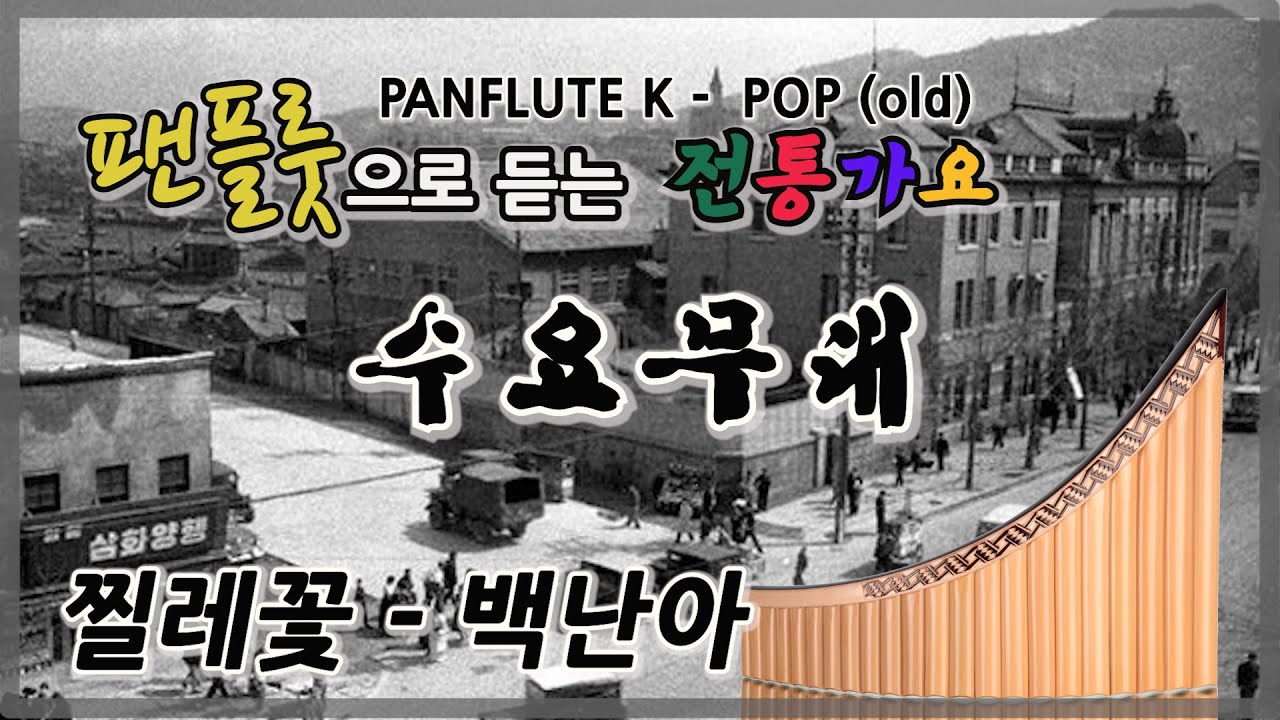 [트로트] 찔레꽃│백난아 ♪ 홍광일팬플룻연주 / 한국팬플룻오카리나강사협회 (Panflute)