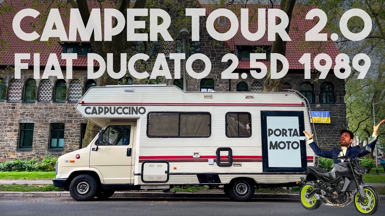 CAMPER TOUR 2.0 DI CAPPUCCINO - FIAT DUCATO 2.5D PILOTE R580 DEL 1989