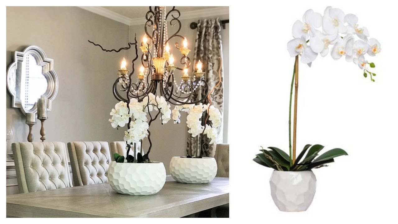 NEW! DIY Artificial Orchid Centerpiece