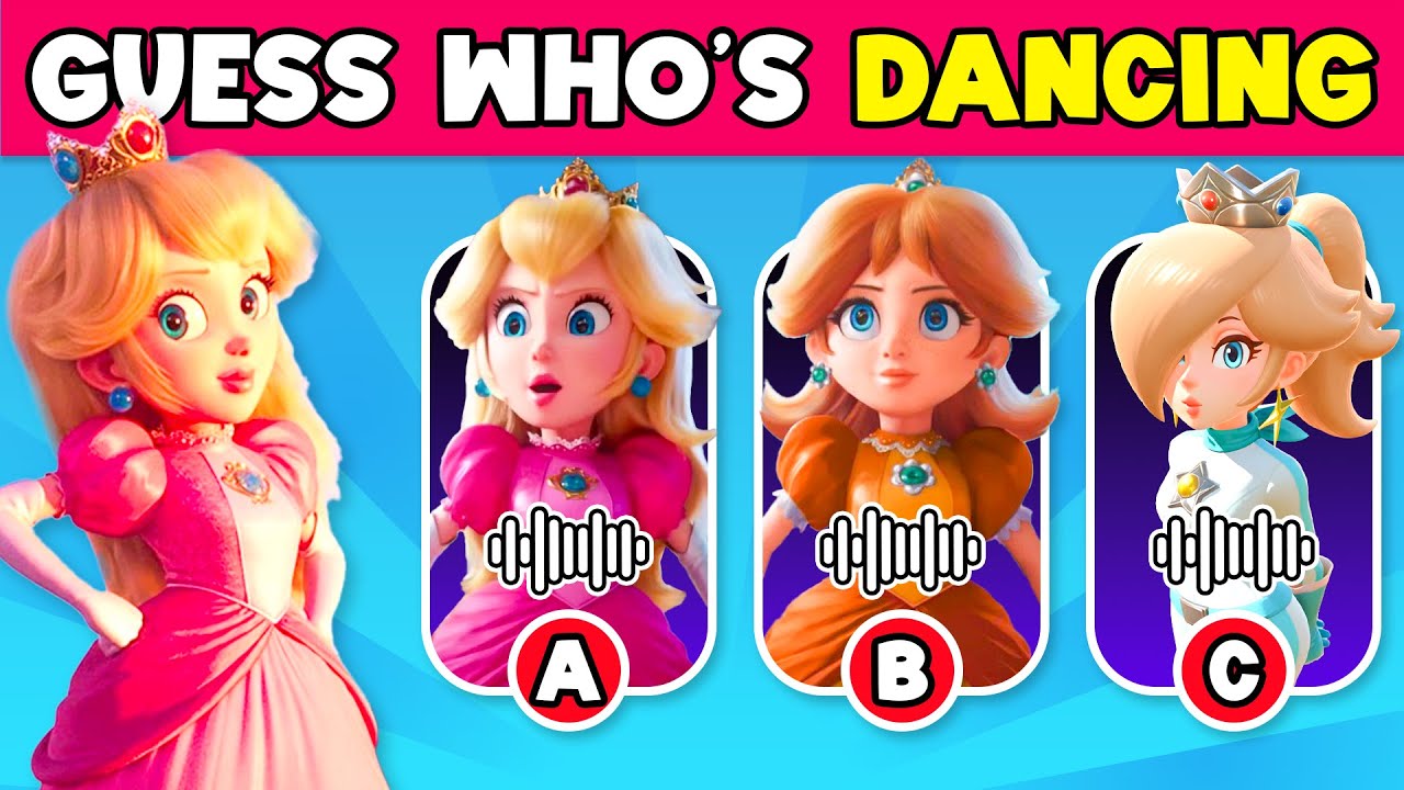 GUESS WHO'S DANCING 2025 Edition🎤🎵 🔥| Peach, Wednesday, Mario, Salish Matter