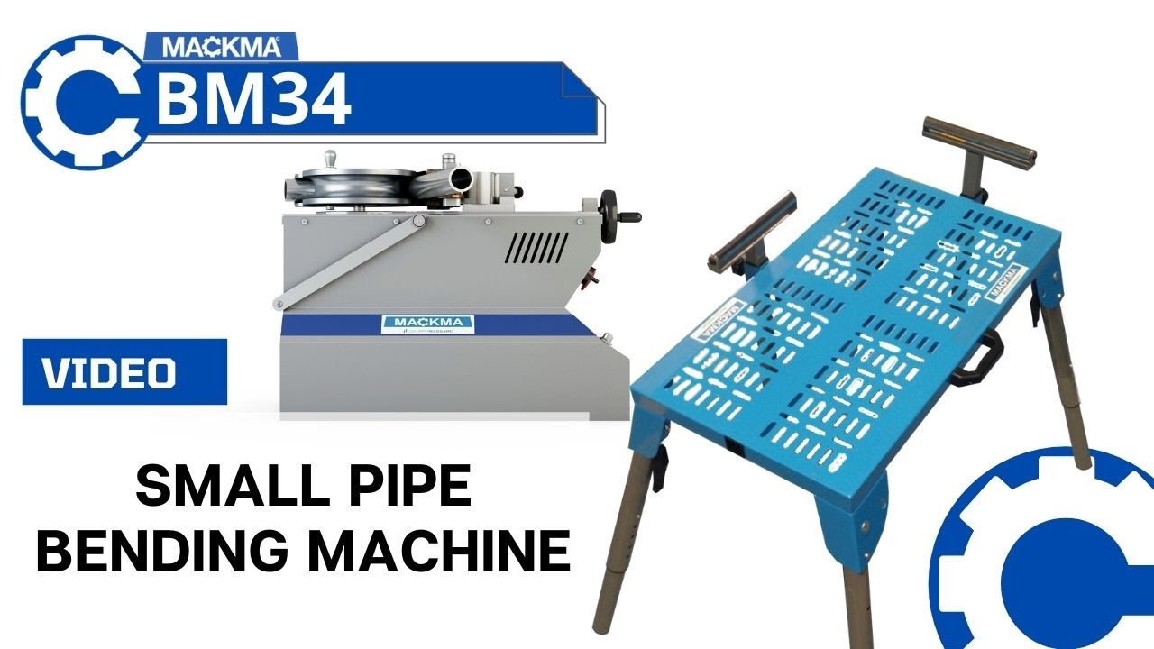 Mackma Machine: BM34 Small Pipe Bending Machine
