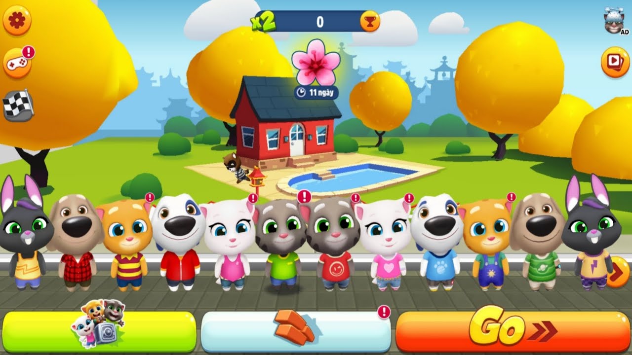 Talking Tom Gold Run All Old vs New Characters - Full Screen Game on Android