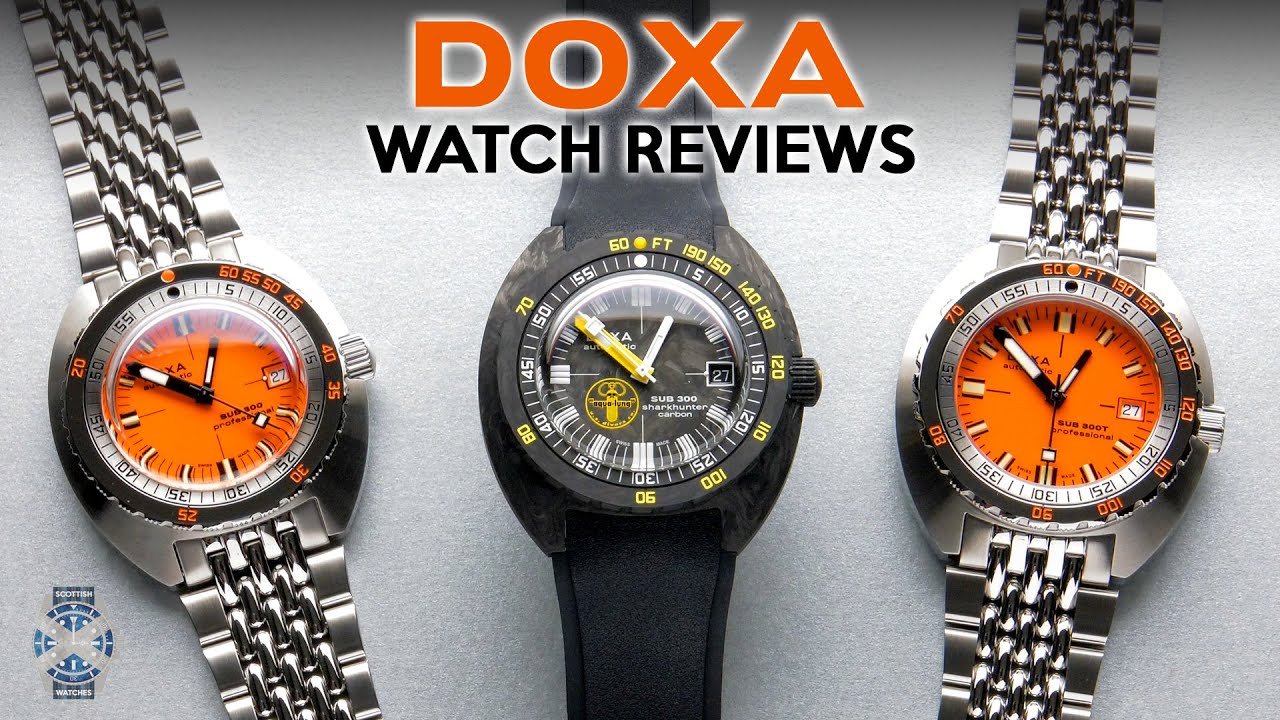 The Doxa 300 Carbon, 300 and 300T Watch Reviews