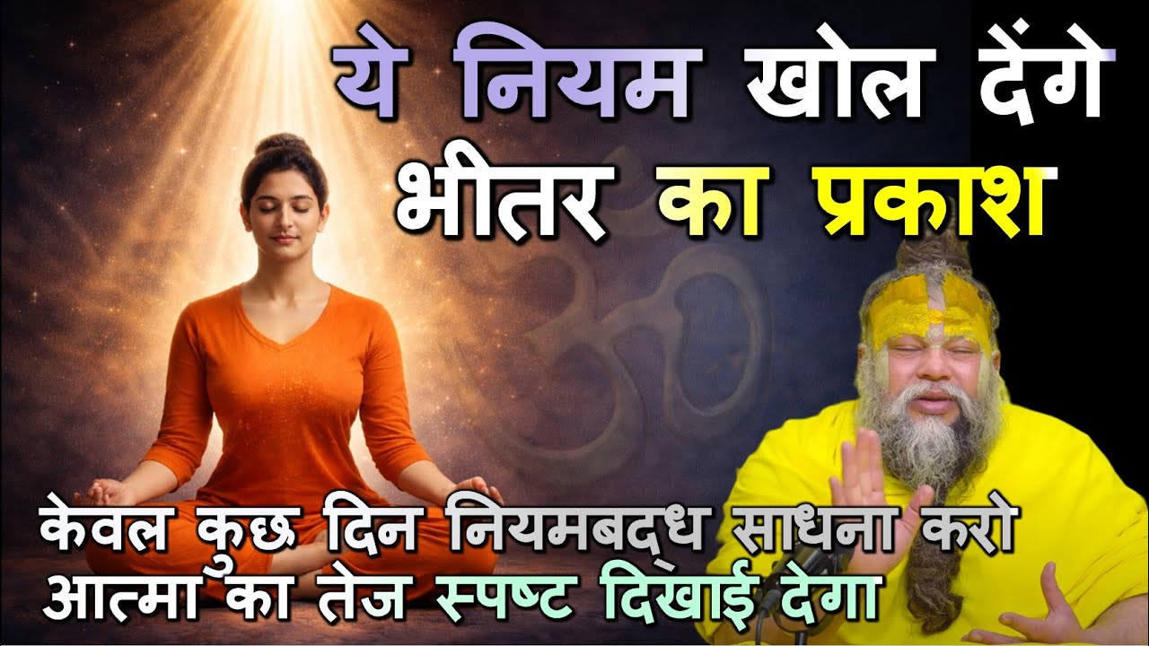 ये नियम कुछ दिन अपनाओ, आपके भीतर का दिव्य प्रकाश प्रकट हो जाएगा #दिव्य_प्रकाश, #भक्ति_मार्ग, #नाम_जप