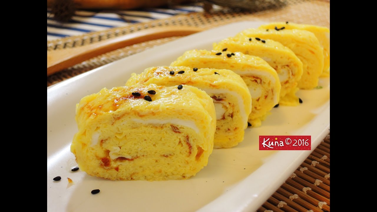 滑嫩甜味玉子燒之平底鍋版 Japanese rolled omelette