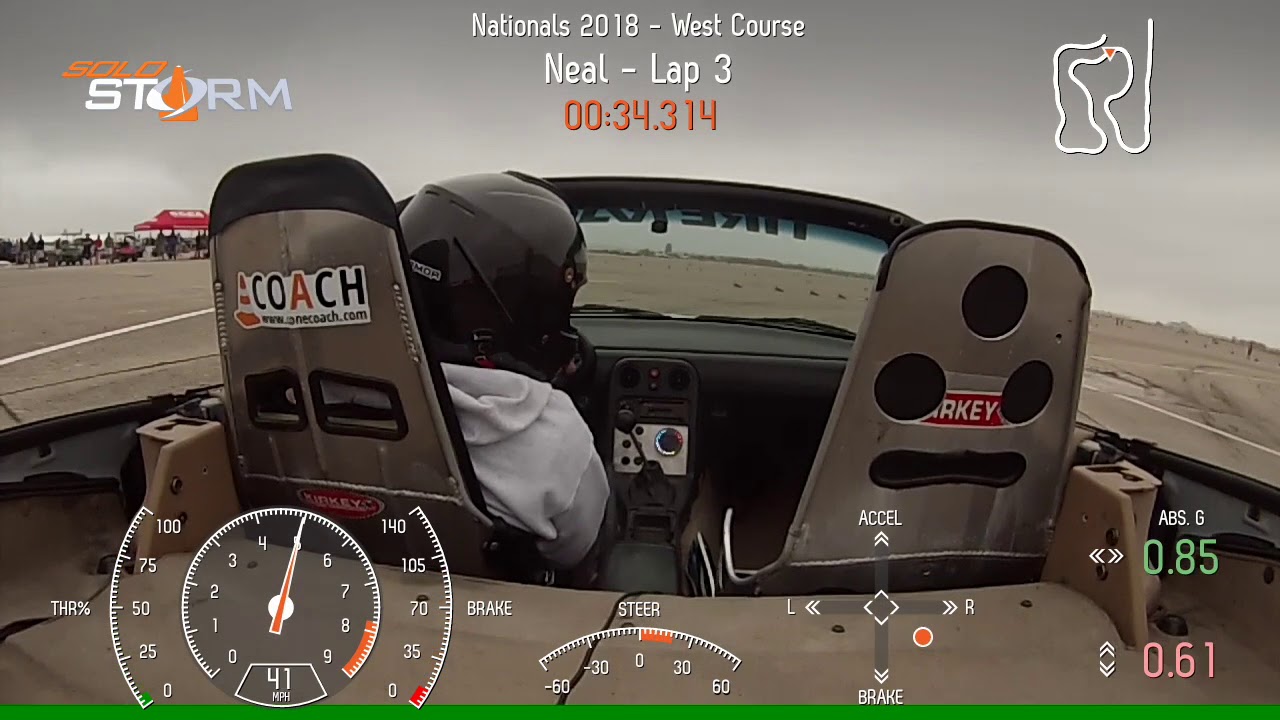 2018 SCCA Solo Nats - CSP Neal West Run 3