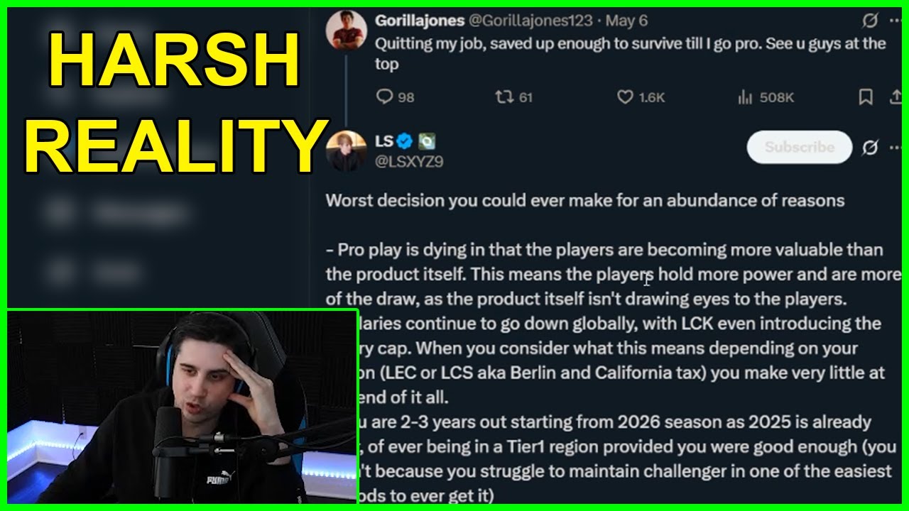 IWDominate & LS Give Aspiring PRO A Reality Check