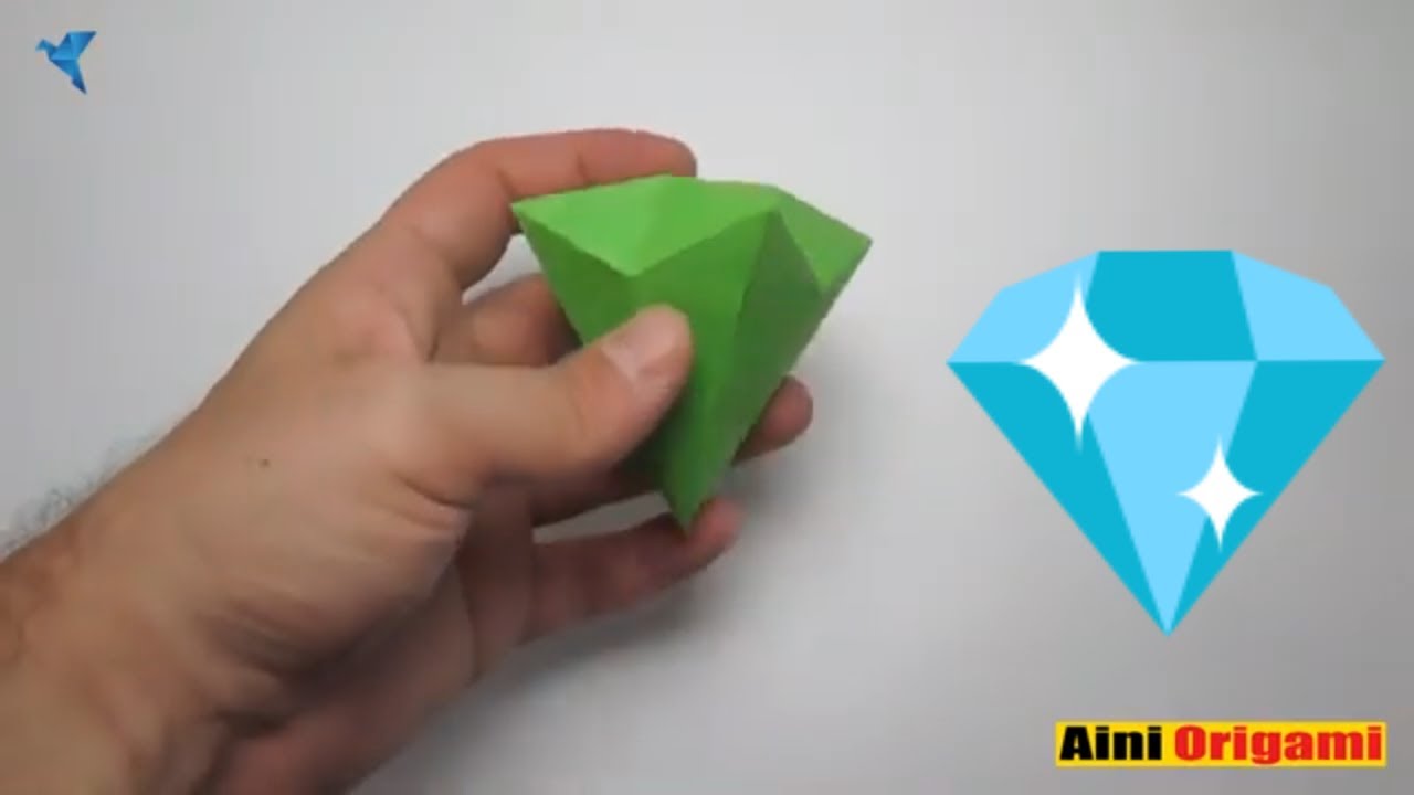 Origami Diamant | Origami Diamant de Papier