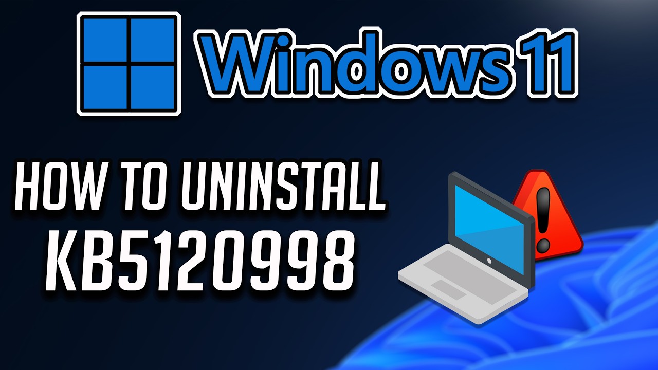 Как удалить обновление KB5120998 в Windows 11