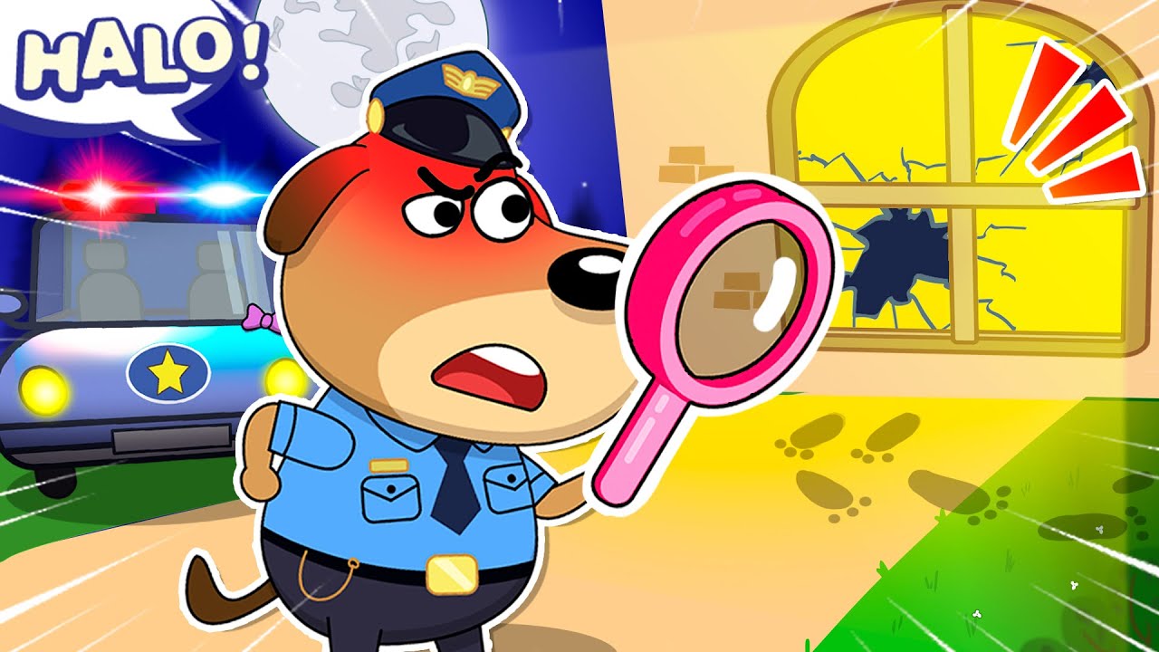 Detektif 🔎 Woof dan Misteri Jendela Pecah! 🕵️‍♂️ Cerita Seru Lainnya untuk Anak-anak oleh Fire Spike