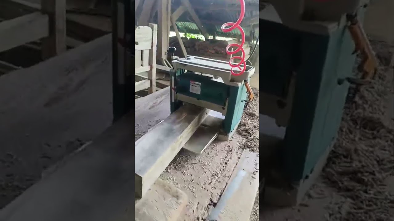 Makita wood planer small thicknes planer woodworking demo live video Bato Leyte I Akie The Carpenter