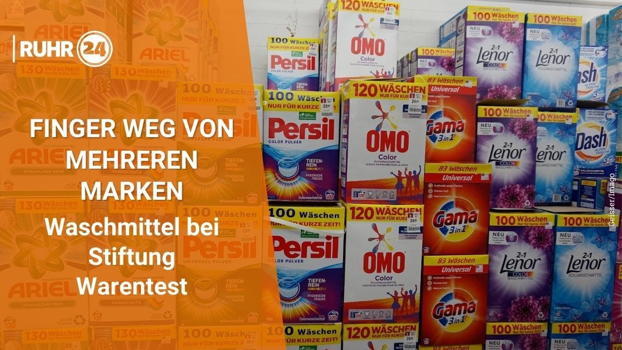 Waschmittel bei Stiftung Warentest: Finger weg von mehreren Marken
