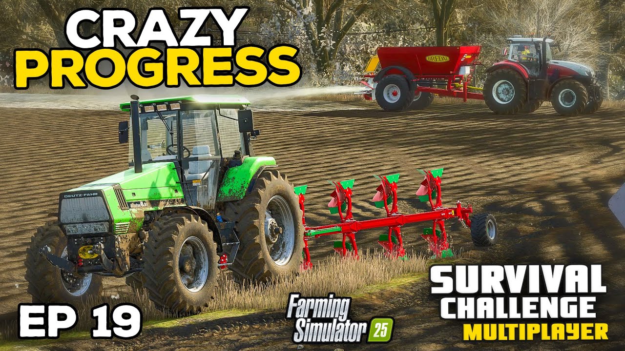 MINDBLOWING PROGRESS TODAY!  | Farming Simulator 25 - Survival Challenge | Episode 19