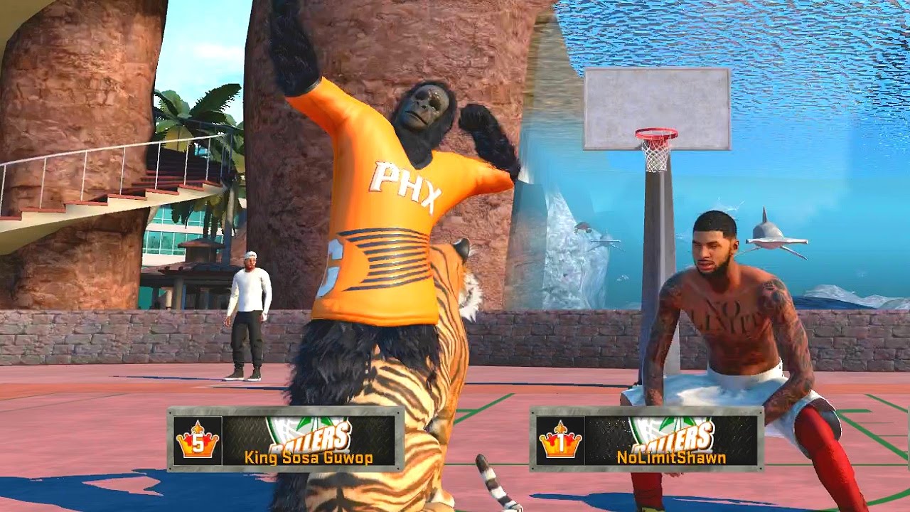 NoLimitShawn X LEGEND 5 King Sosa Guwop & OSN | Sunset Takeover | NBA 2K16 MY PARK