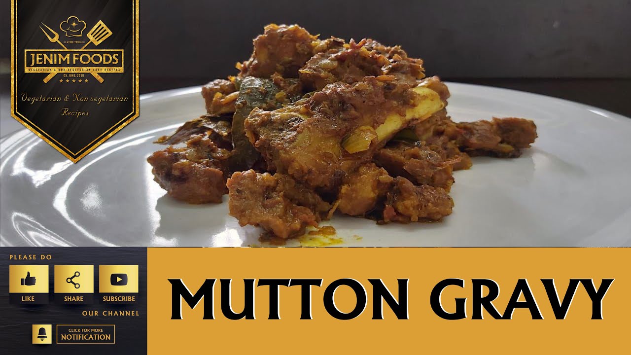மட்டன் கிரேவி | Mutton Gravy