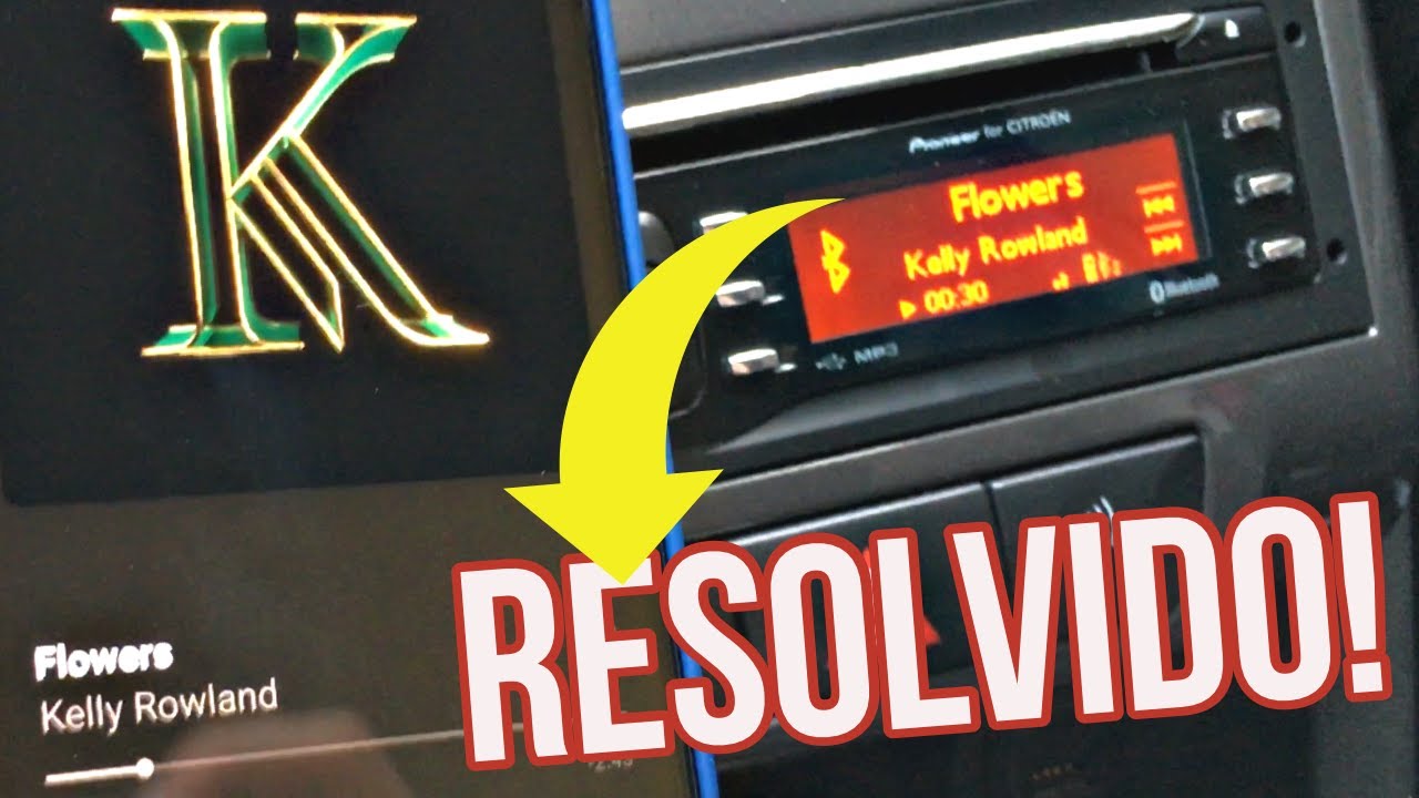 Rádio Pioneer For Citroen/Peugeot Não Mostra O Nome Da Música Via Bluetooth? SOLUÇÃO!