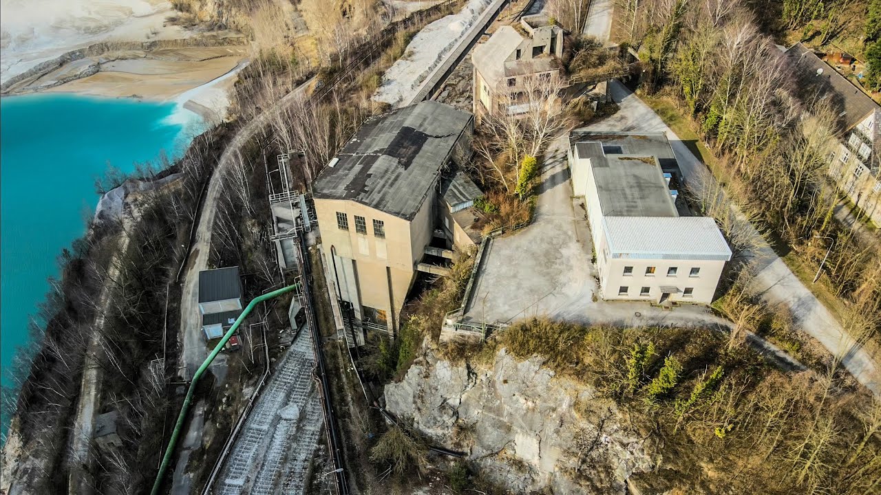 Steinbruch Wülfrath by Drone 4K HDR