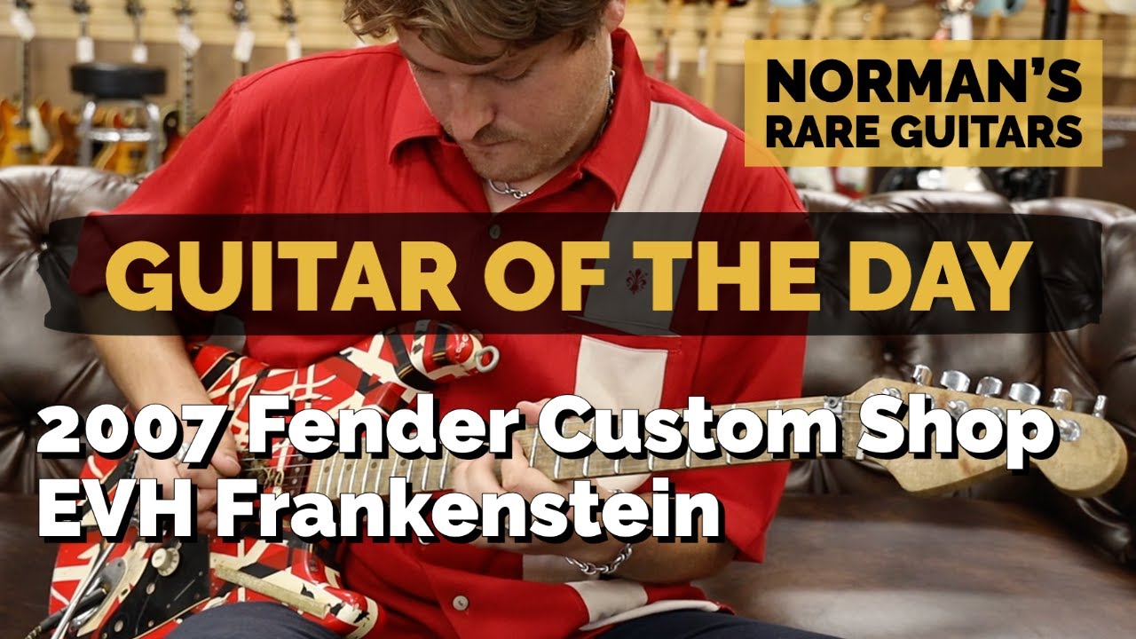 Гитара дня: Fender Custom Shop 2007 года Eddie Van Halen Frankenstein | Редкие гитары Нормана
