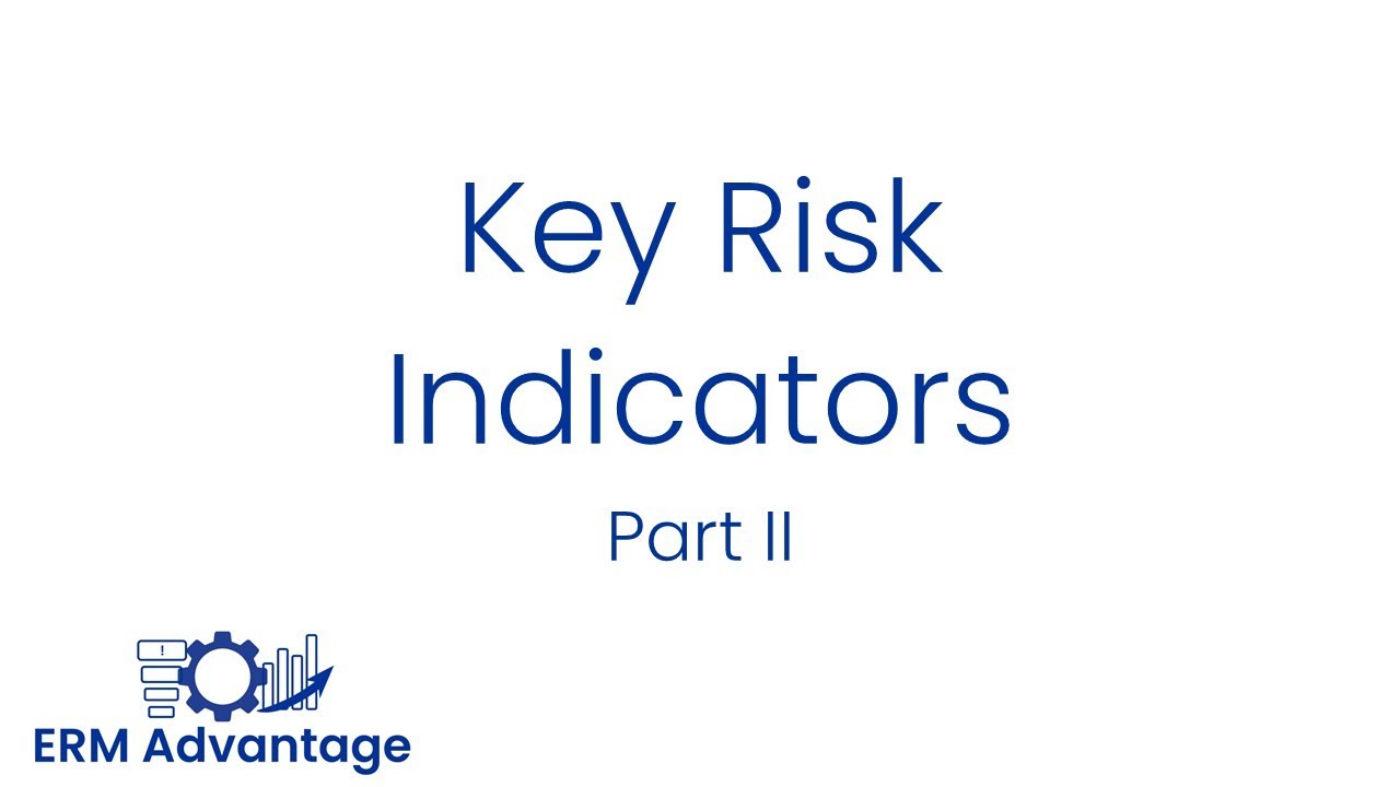 Key Risk Indicators (and other metric types) - Part 2
