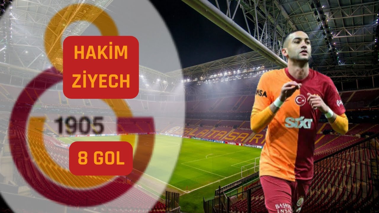 Hakim Ziyech - Galatasaray Golleri - 8 Gol