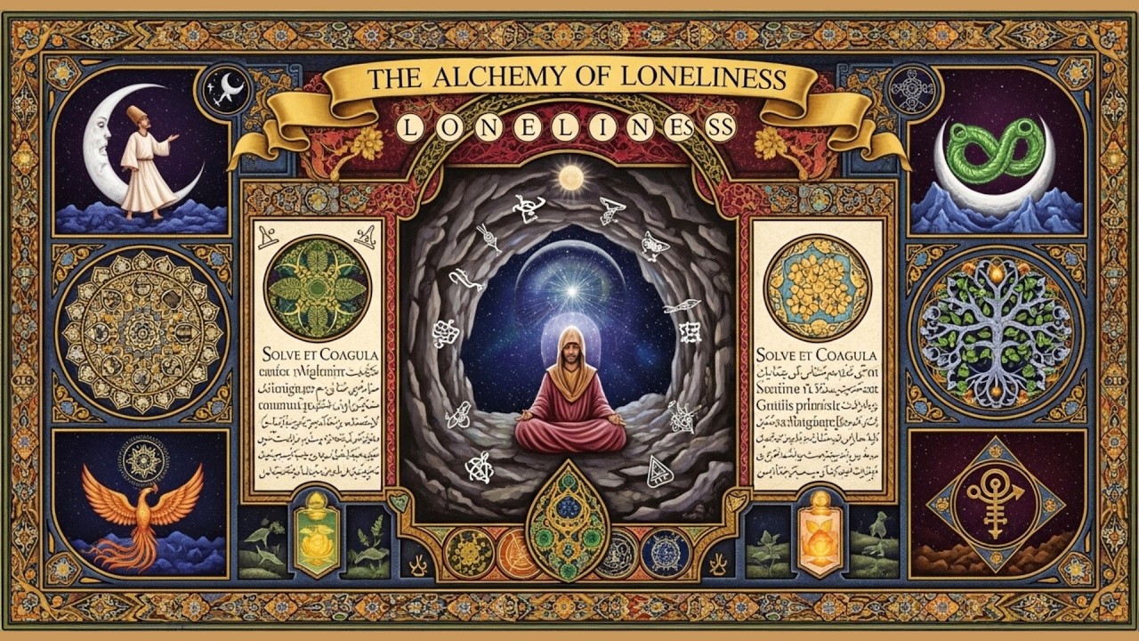 The Alchemy of Loneliness — Why the Soul Seeks Isolation (Jung & Rumi)