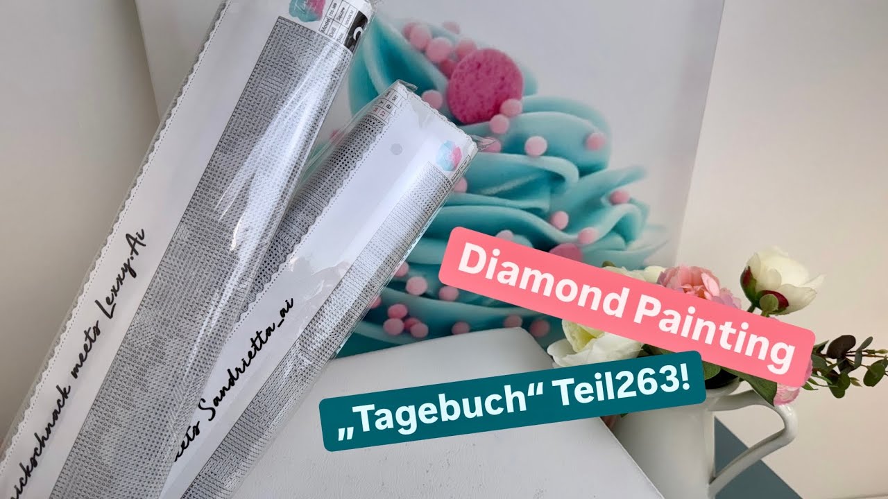 Diamond Painting „Tagebuch“ Teil263! 🙃💚 Unboxing der GoodieBag & neue Secret Pic‘s. 😊💚