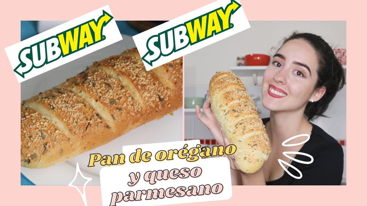 CÓMO PREPARAR EL FAMOSO PAN/BAGUETTE DE SUBWAY DE QUESO PARMESANO Y ORÉGANO???