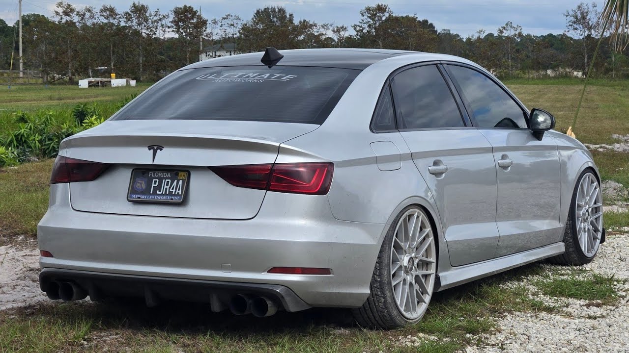 Выхлопная система и звук Audi A3 1.8T 2015 года