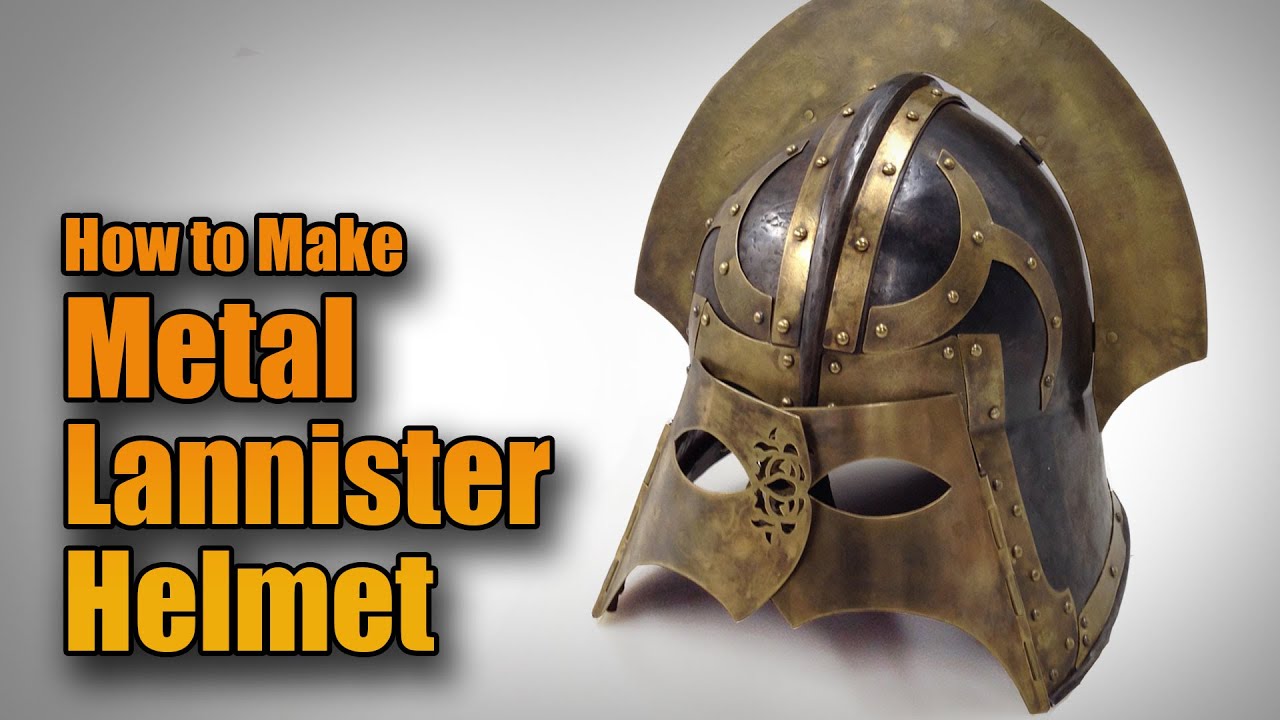Armor Build: Making a Game of Thrones Medieval Lannister Helmet