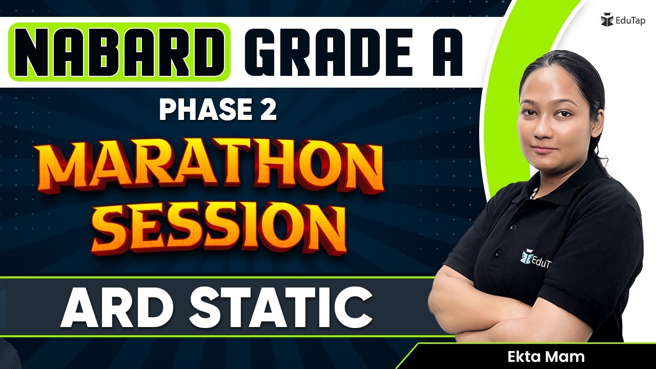 NABARD Grade A 2023 Preparation | ARD Static for NABARD Grade A | NABARD Phase 2 Strategy | EduTap