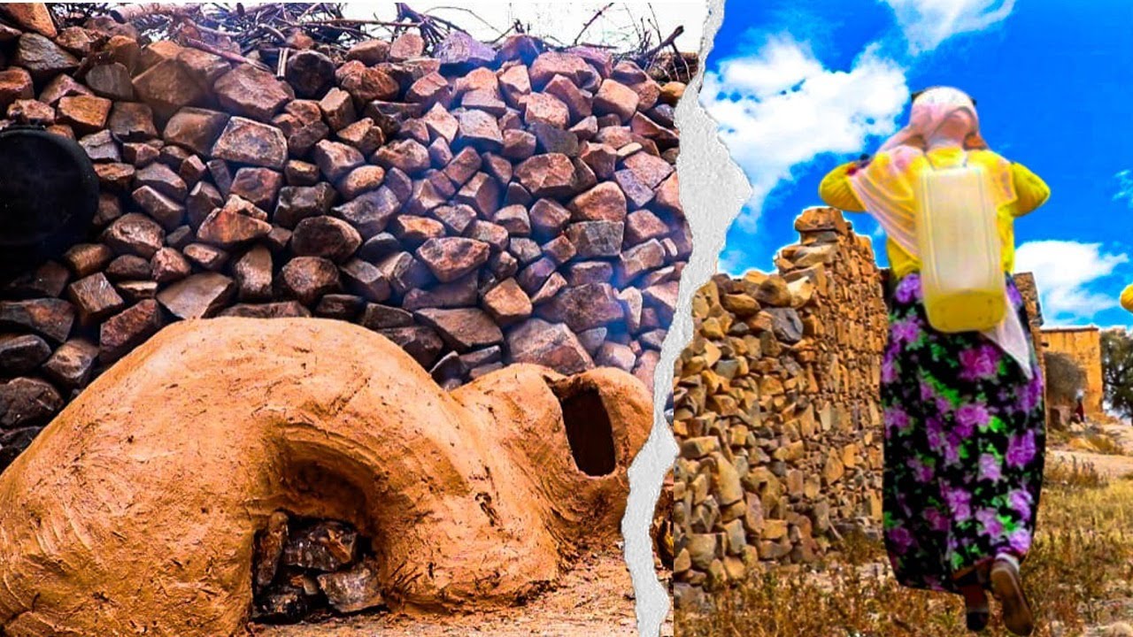 Country Girl Daily Routine Life in Morocco Village Rural life Handmade clay oven🔥