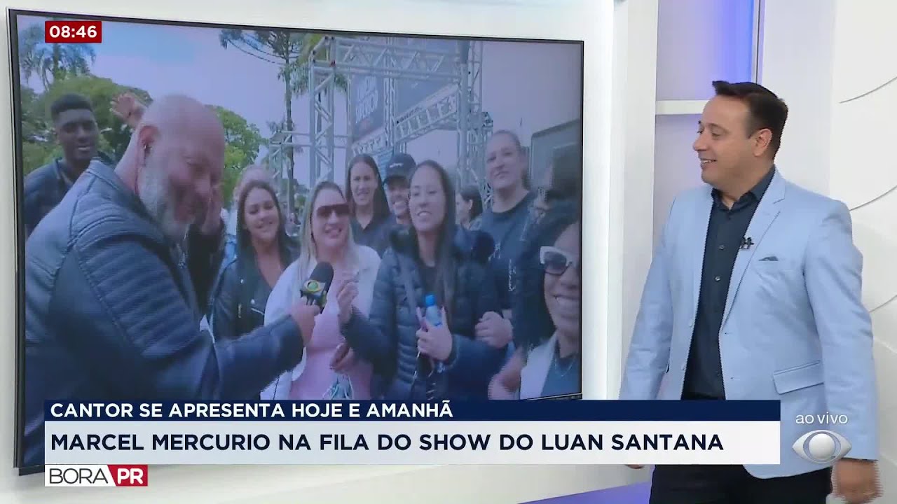 Movimentação intensa na Arena da Baixada por conta do show do Luan Santana