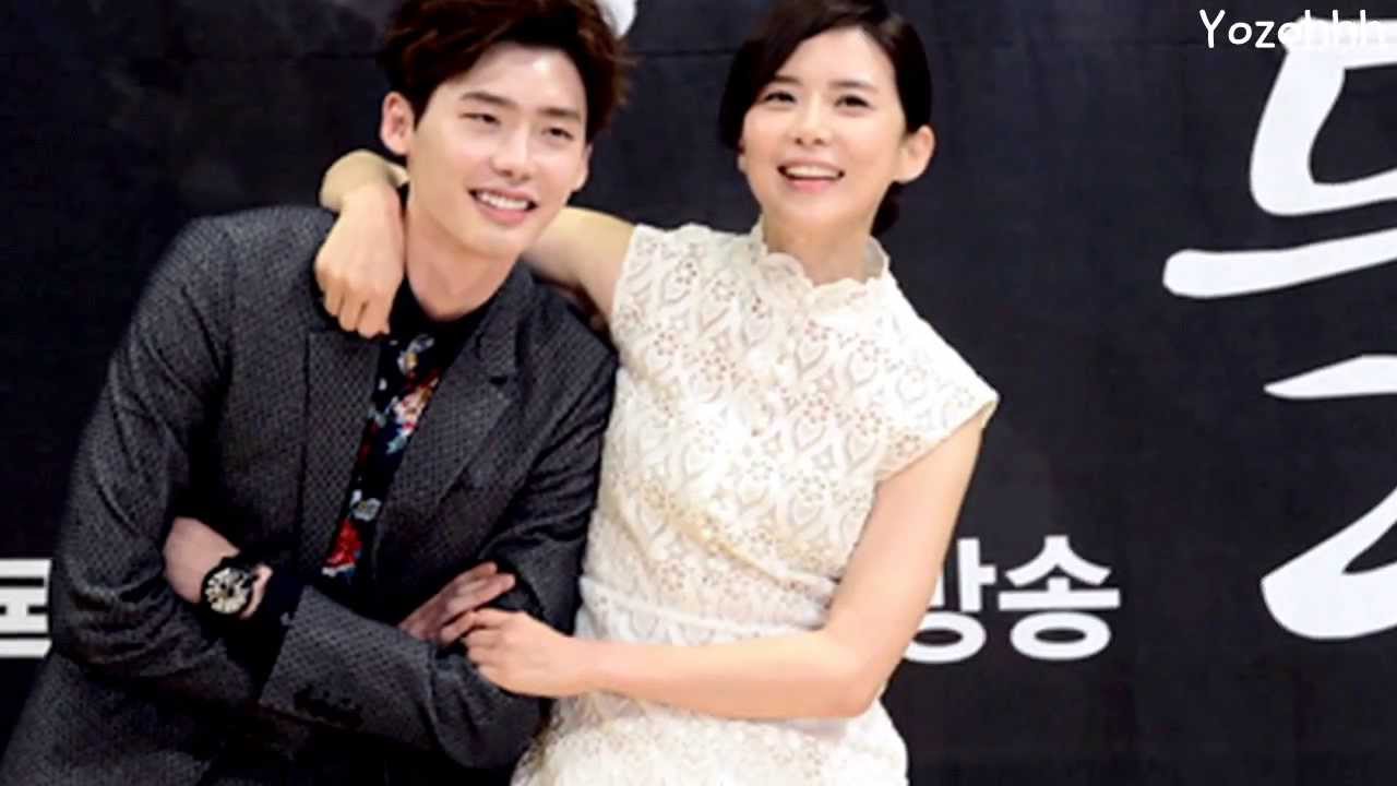 Lee Jong Suk & Lee Bo Young Cute Moment Pic