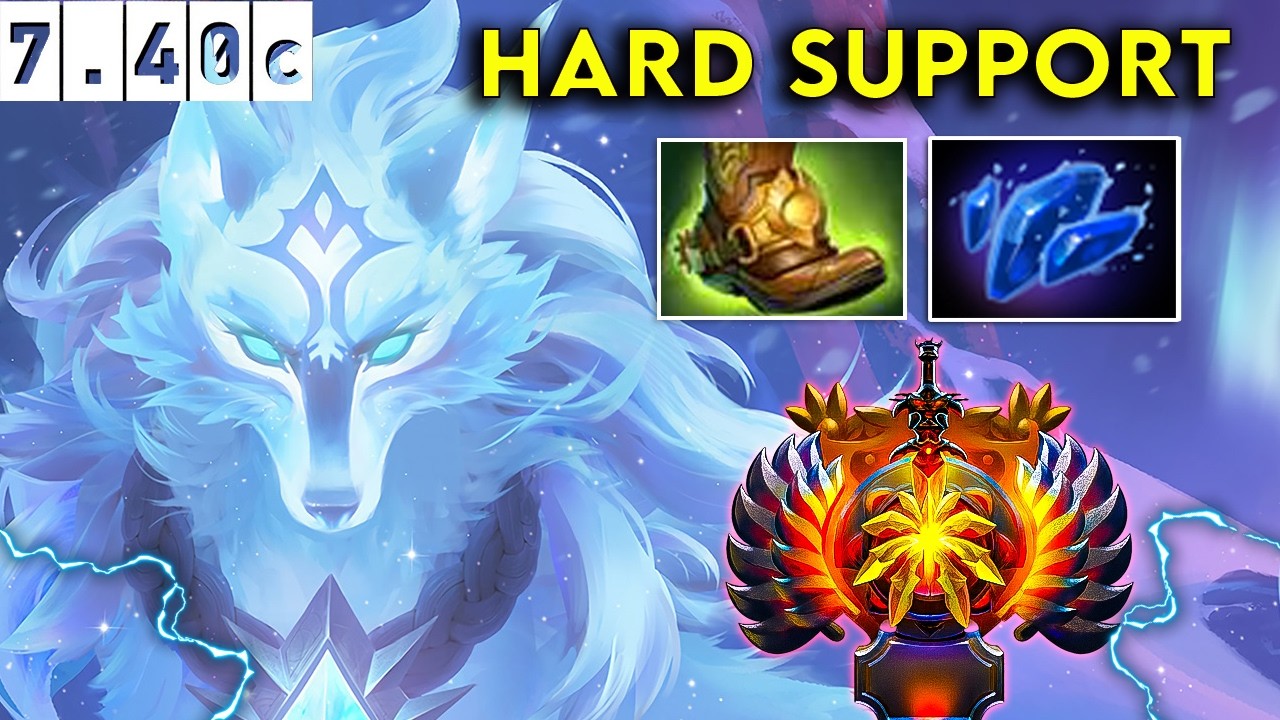 Immortal Crystal Maiden Hard Support - Dota 2 Patch 7.40c Pro Player Full Gameplay