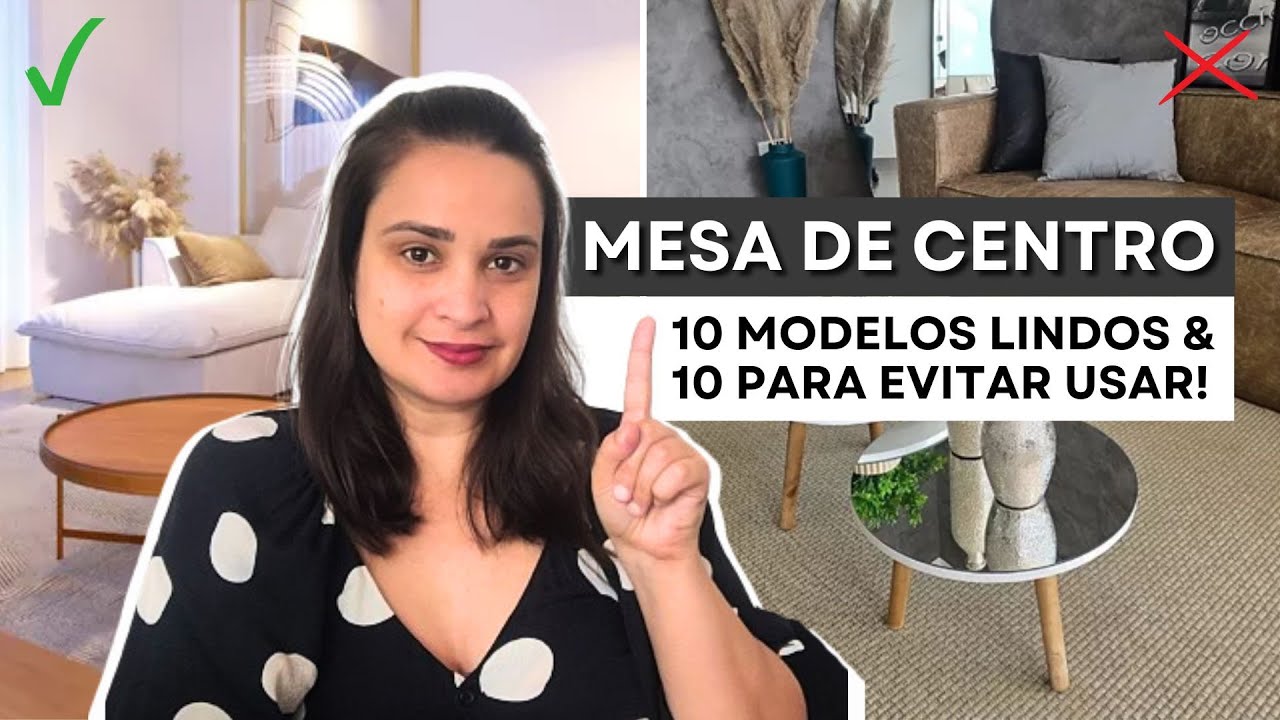 10 Mesas de Centro Lindas e Acessíveis + 10 que eu NÃO usaria (e o Motivo!)