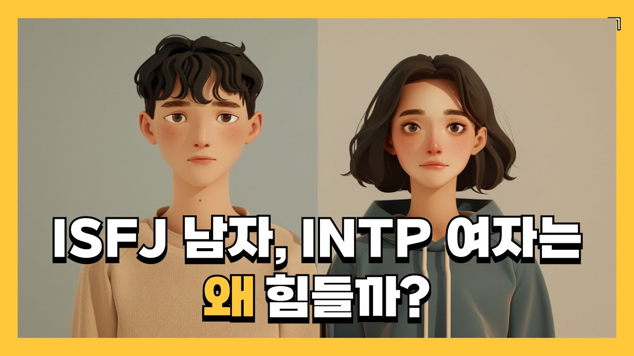 ISFJ 남자와 INTP 여자, 왜 끌리고 왜 어려울까?