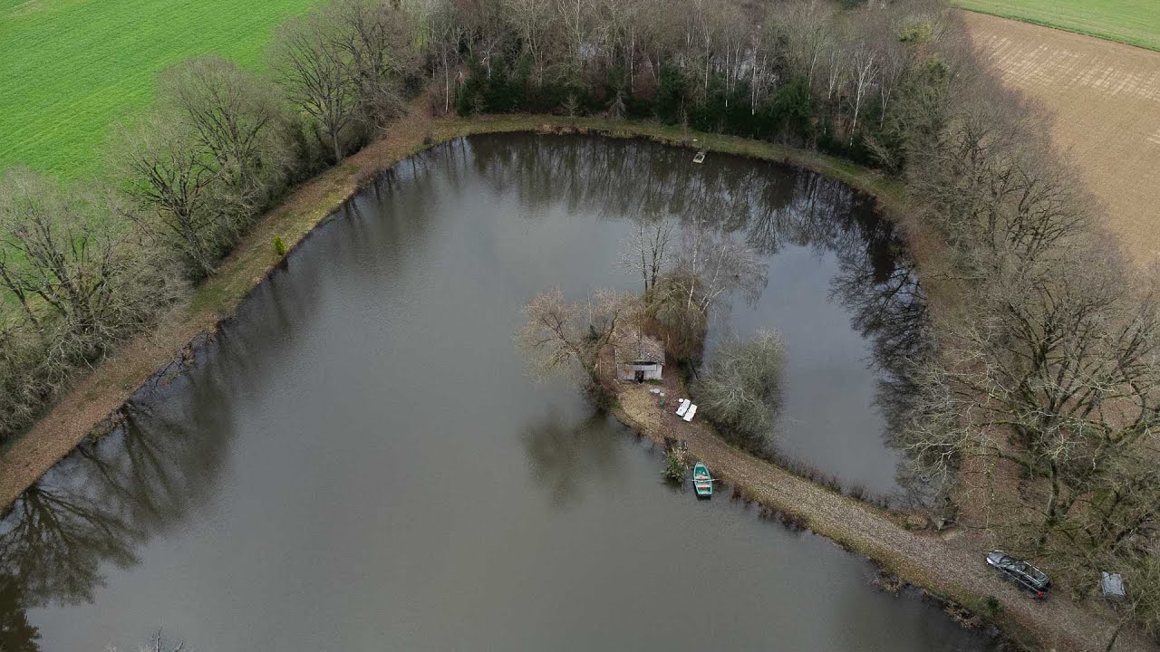 Une journée d'hiver à The Carp Lodge France