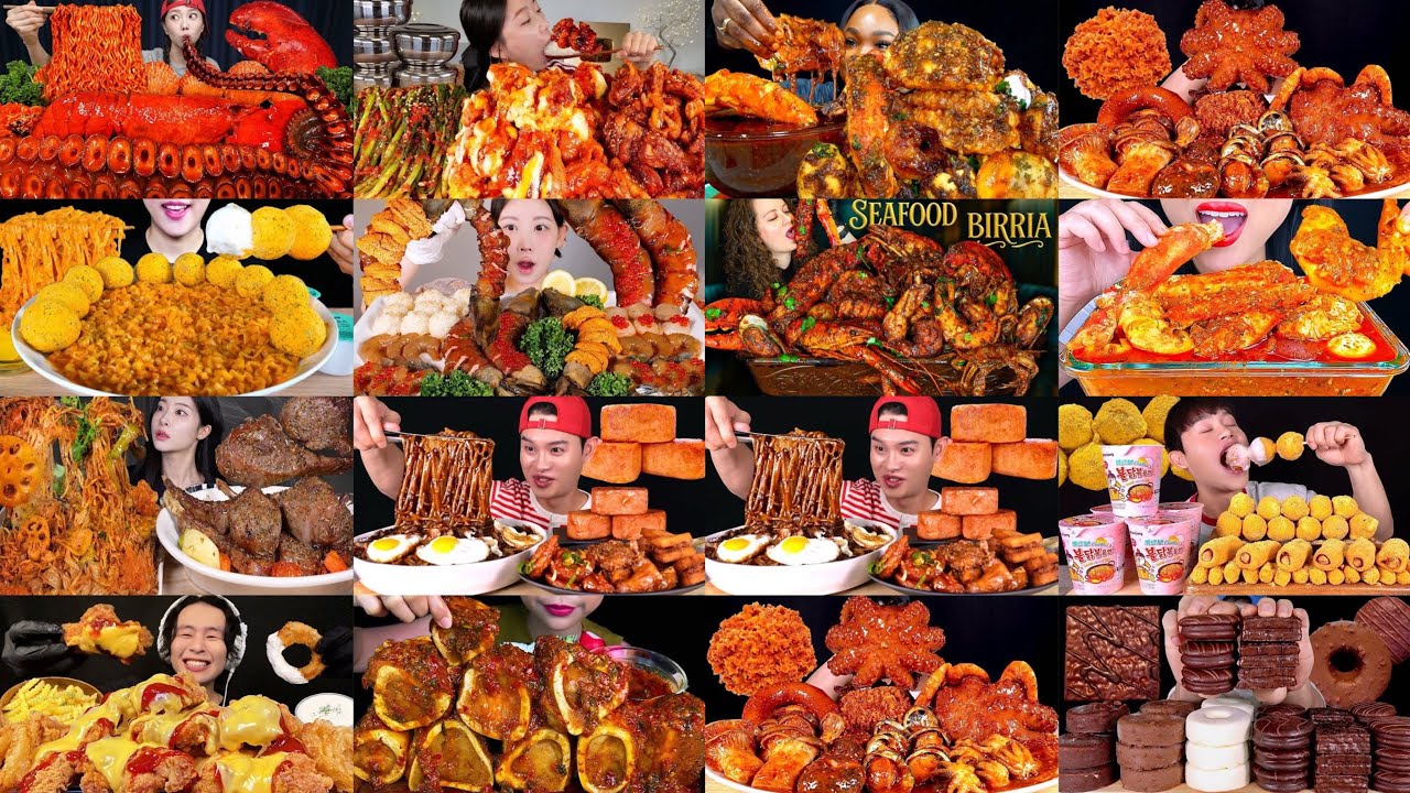 1 HOUR BEST ASMR MUKBANG COMPILATION | 35