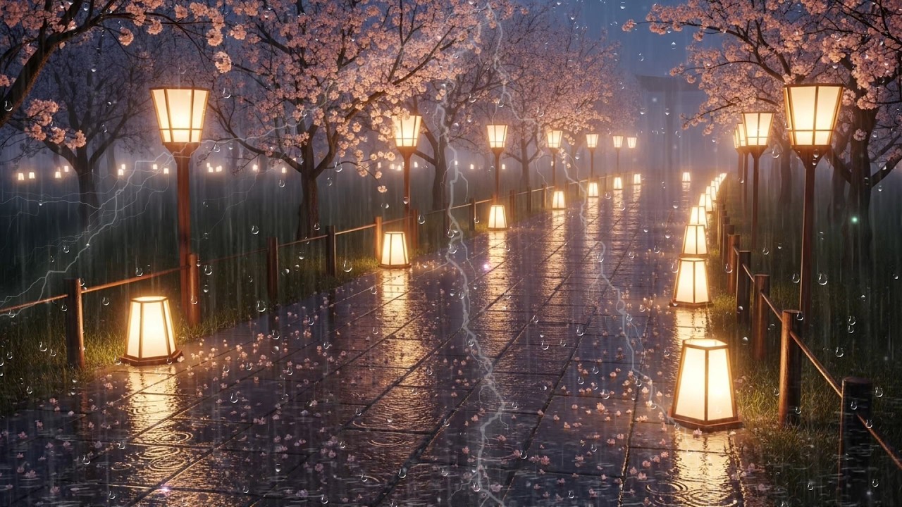 1 Hour Relaxing Rain Sounds 🌧️ Deep Sleep Music for Stress Relief