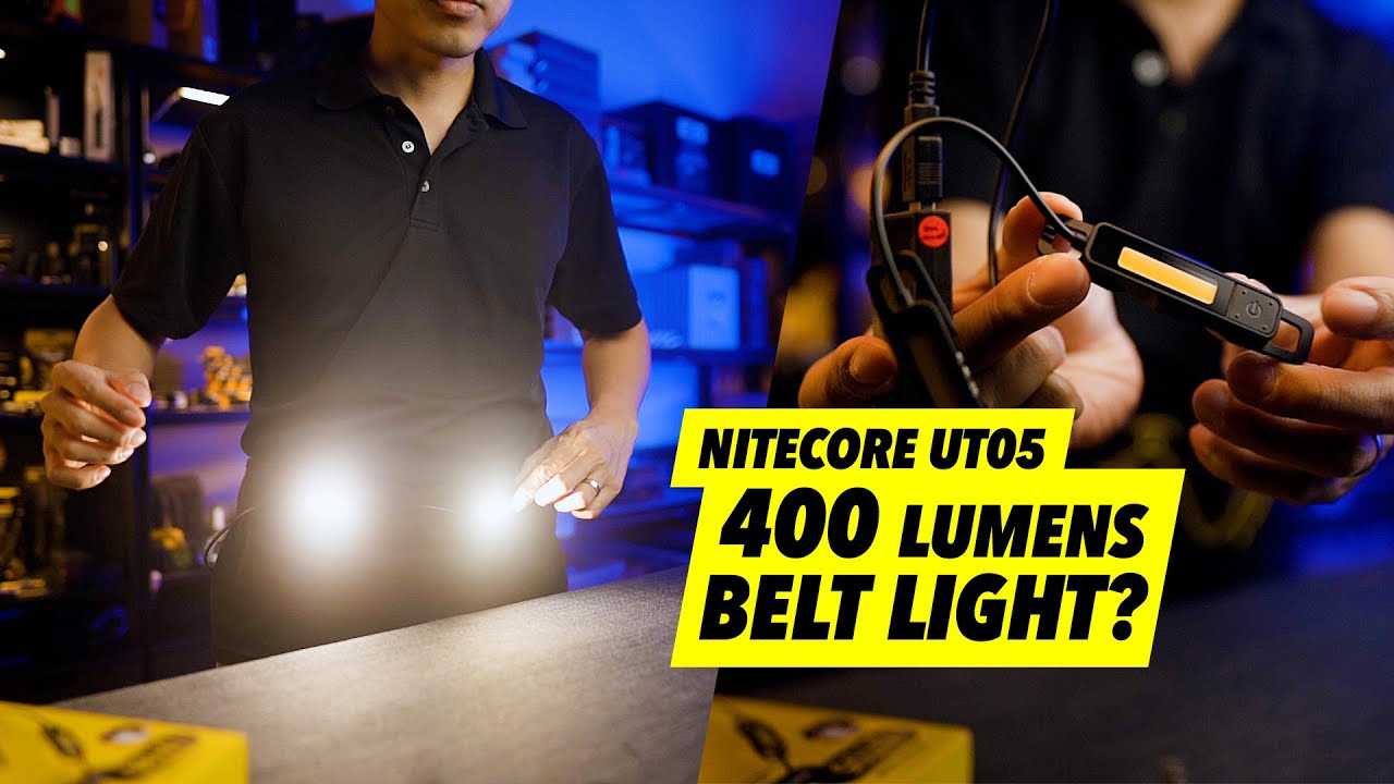 Как осветить ночные пробежки с помощью Nitecore UT05 (400 люмен)!