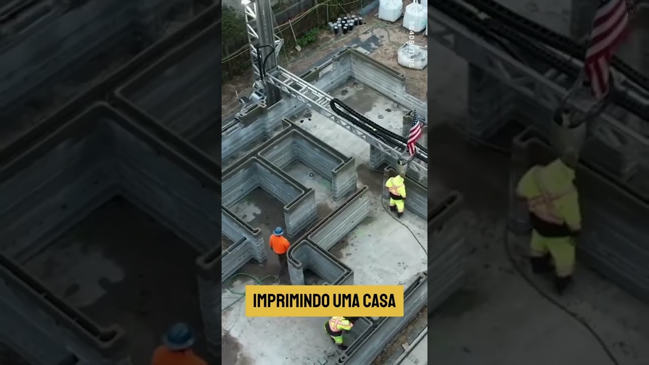 IMPRIMINDO UMA CASA COM IMPRESSORA 3D !