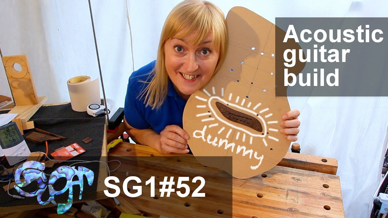 Sugar SG1 acoustic guitar build part 52: The dummy bridge