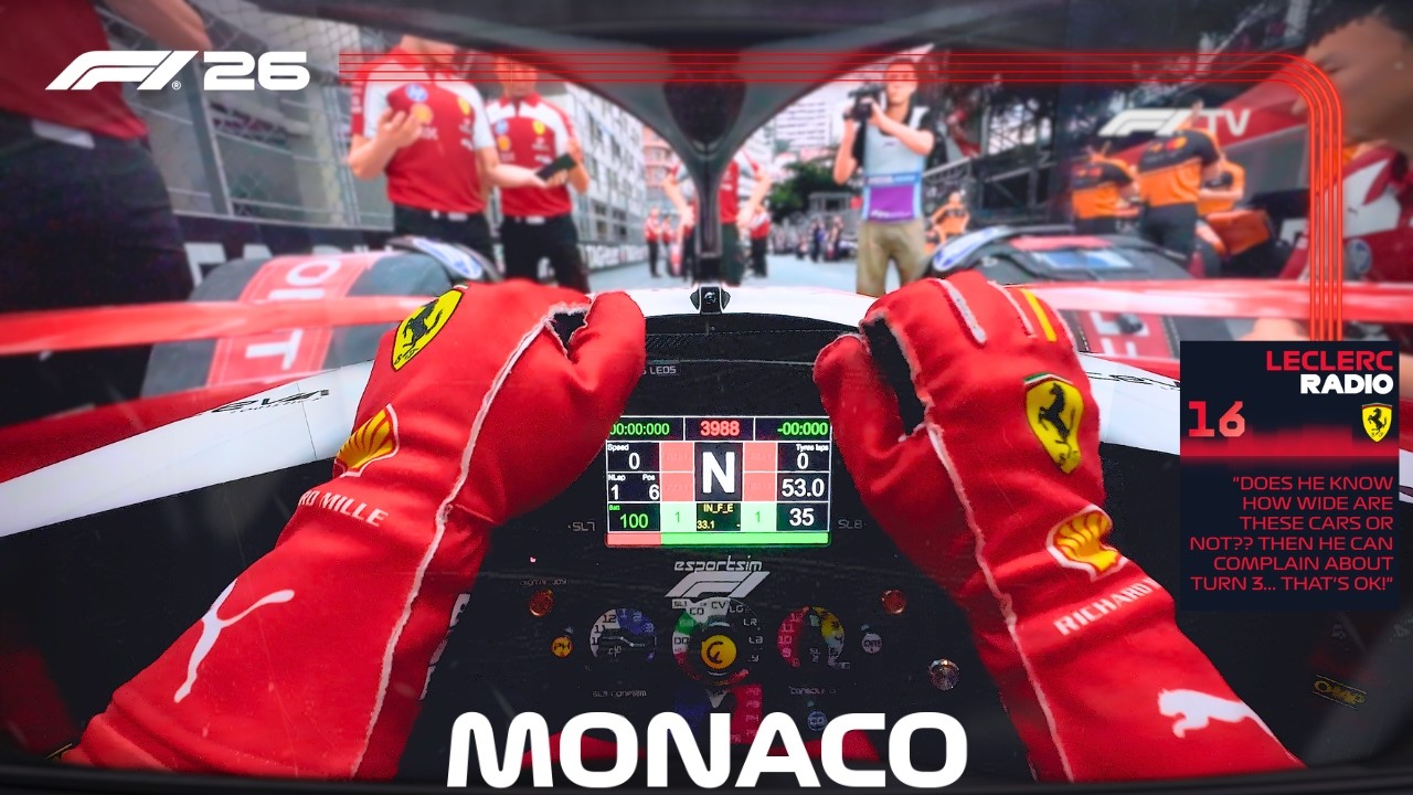 ULTRA REALISTIC F1 2026 - Charles Leclerc Ferrari Monaco GP