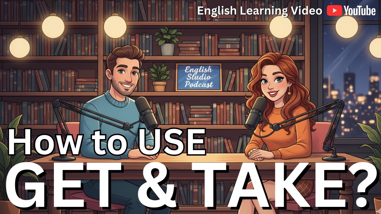 Get vs Take Explained Clearly | Speak English Naturally | English Studio Podcast Channel