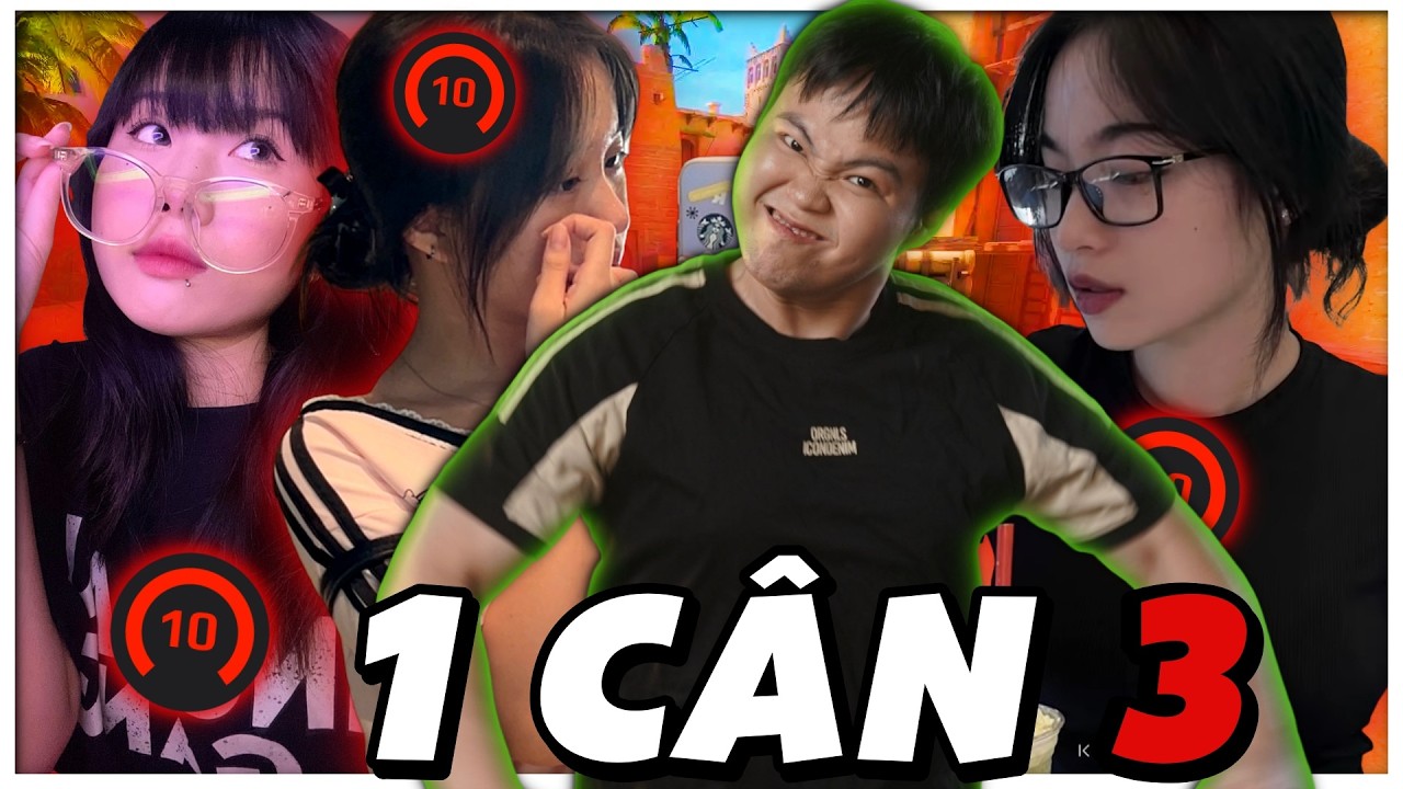 GÁNH 3 EM GÁI LÊN 36K ELO