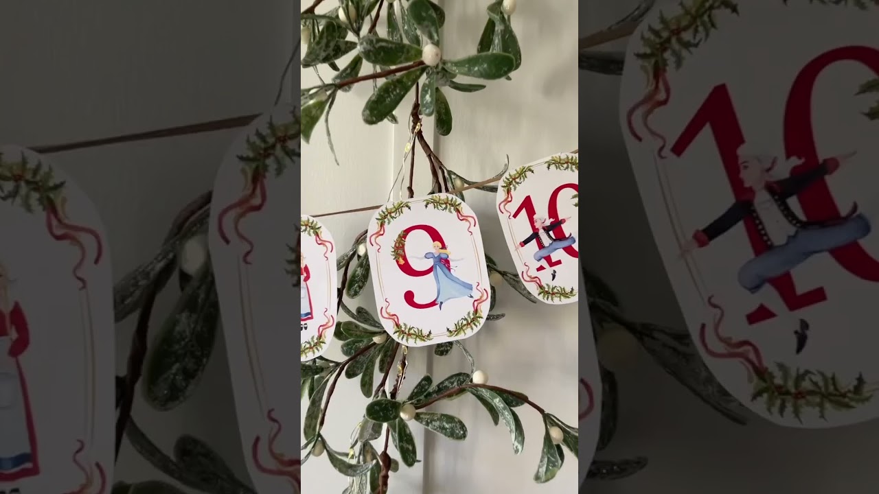 12 Days of Christmas Garland! 🎄 DIY Printable Decor Fun!