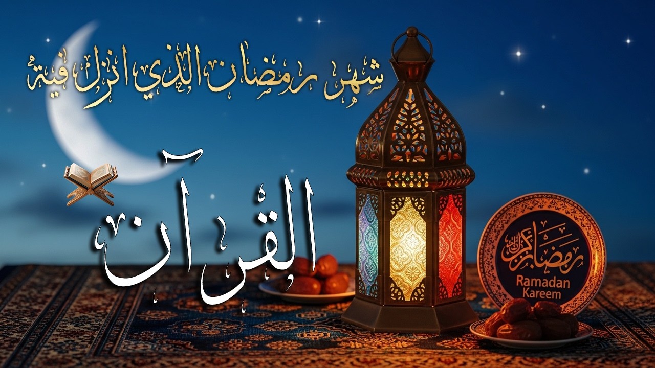 ايات الصيام 💚 قران رمضان🌙شهر رمضان الذي أنزل فيه القرآن💚 القرآن الكريم بصوت جميل جدا جدا